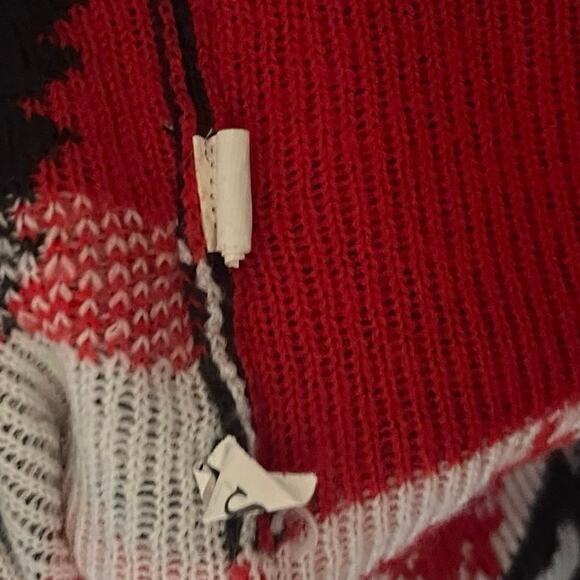 Exclusion Budweiser Beer Ugly Sweater Red White Blue Medium - Picture 5 of 6